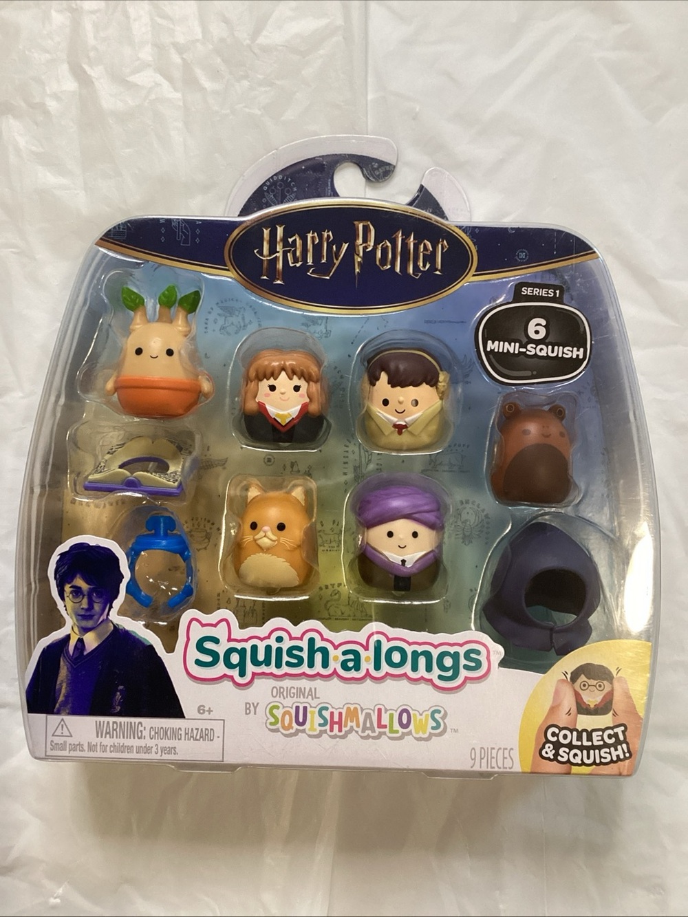 Harry Potter Squish-a-longs 6 Mini-Squish Toy Set - Multicolor